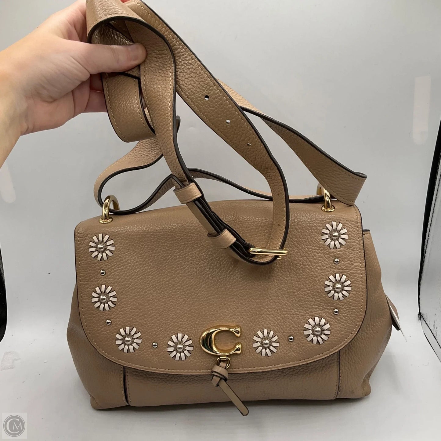 Crossbody Designer By Coach, Size: Medium