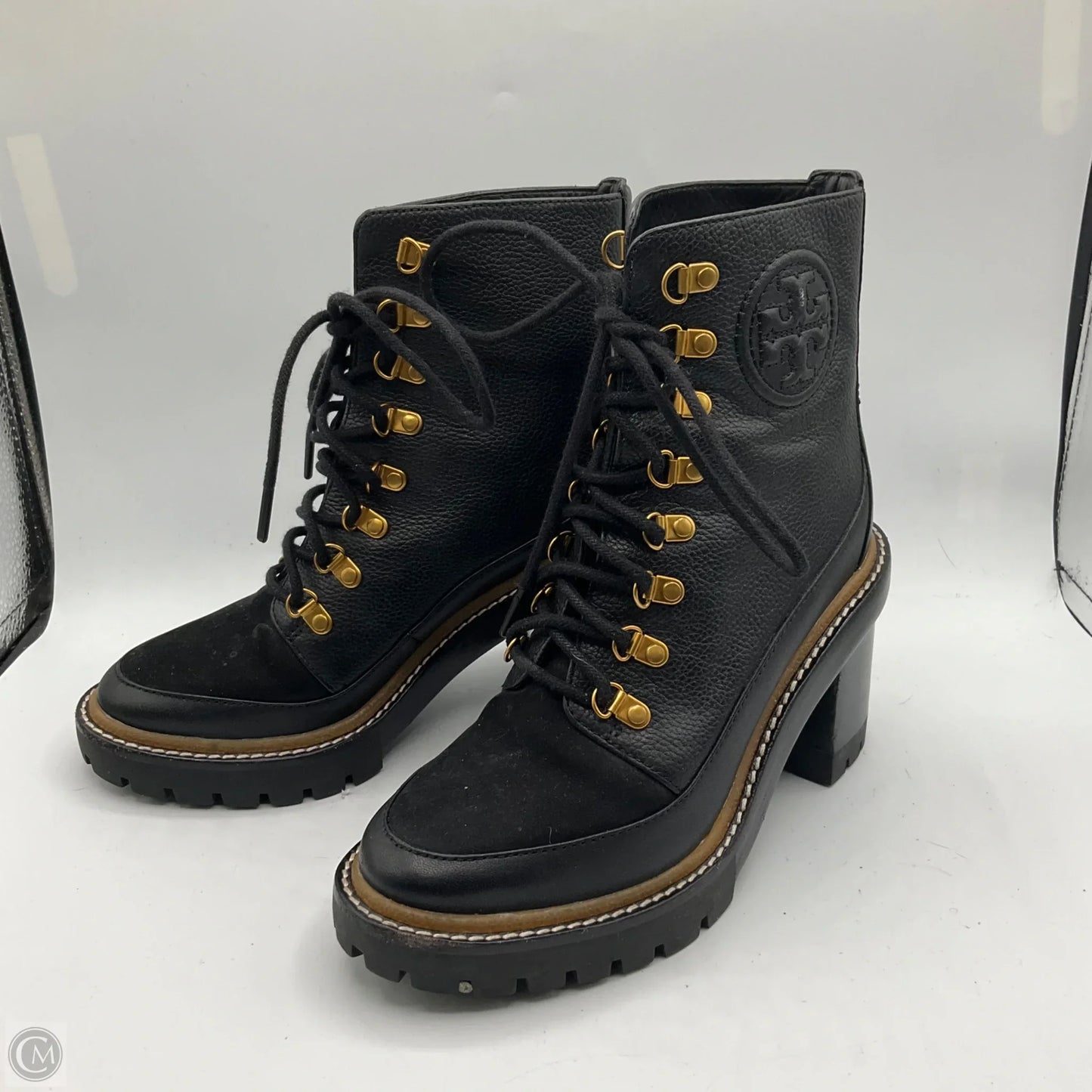 Boots Designer By Tory Burch In Black, Size: 5.5