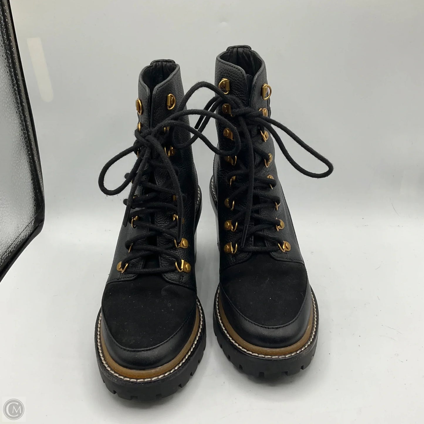 Boots Designer By Tory Burch In Black, Size: 5.5