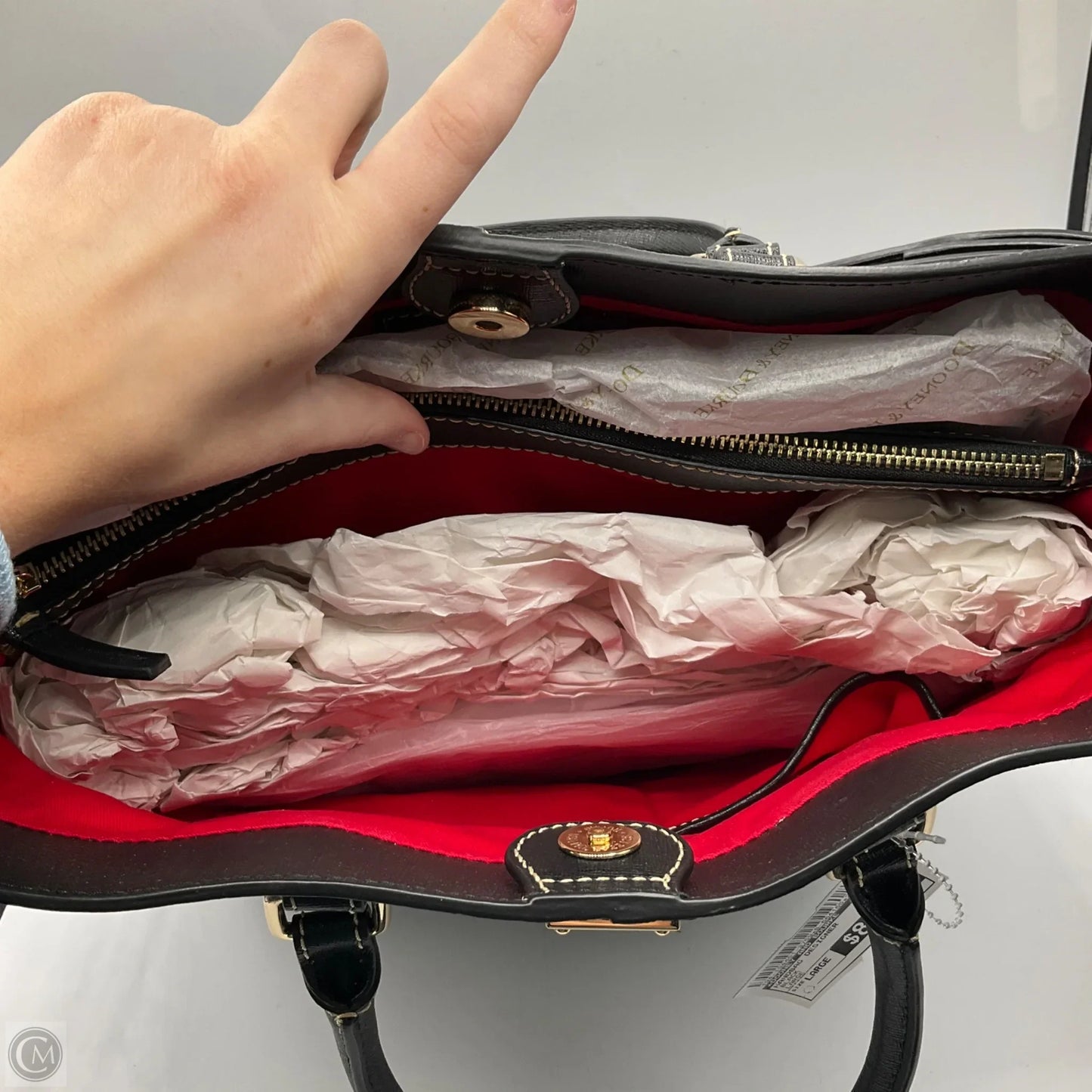 Handbag Designer By Dooney And Bourke, Size: Large