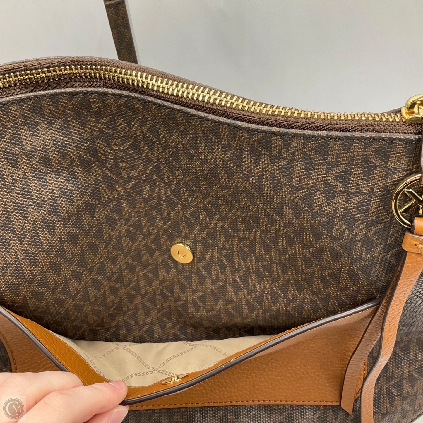 Handbag Designer By Michael Kors, Size: Large