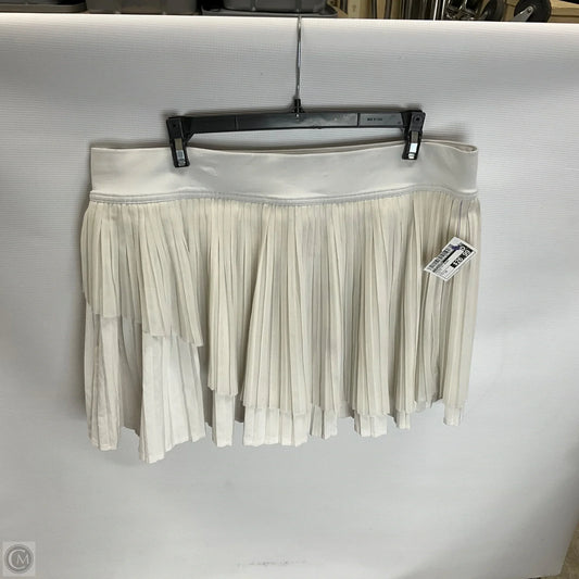 Athletic Skort By Lululemon In White, Size: 14