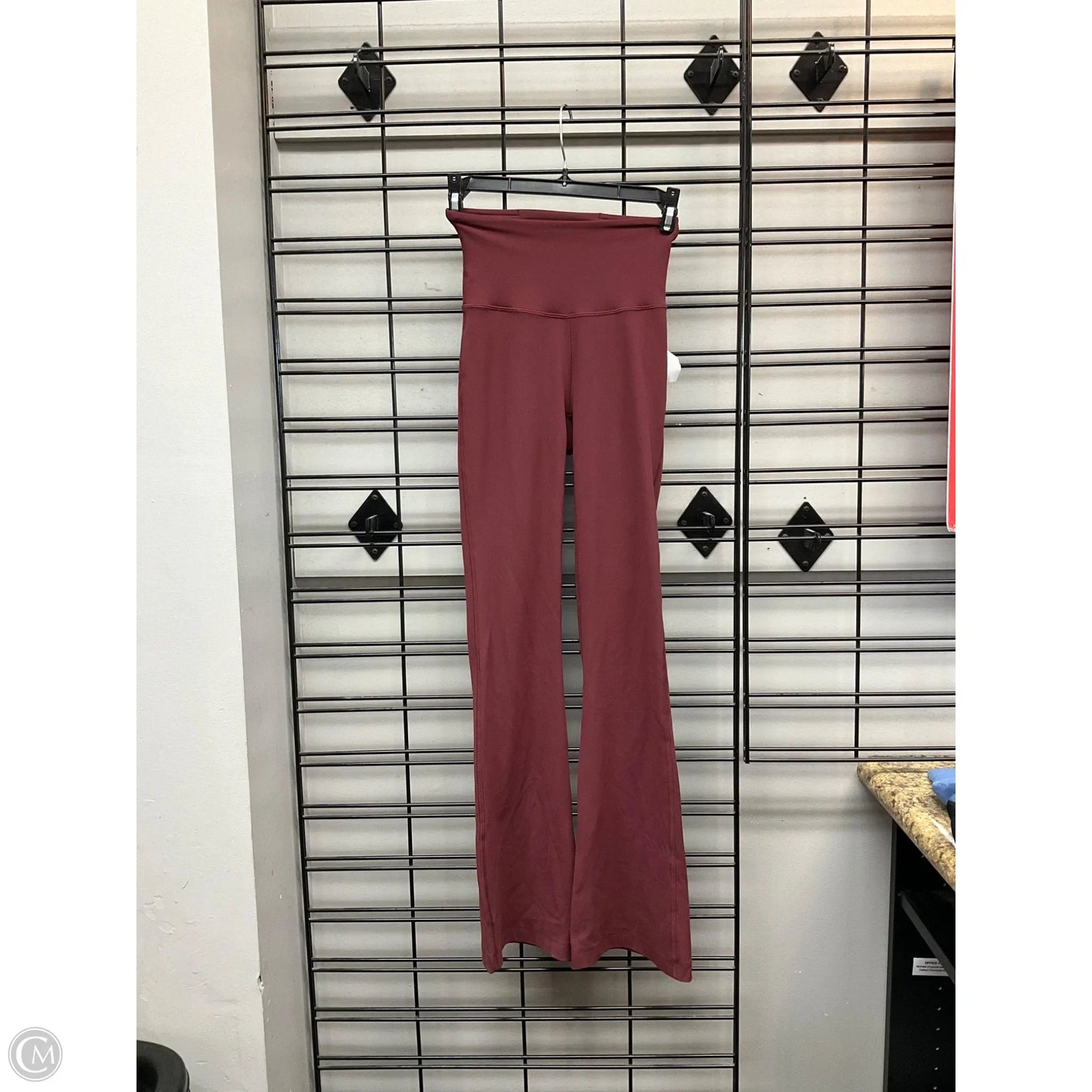 Athletic Leggings By Lululemon In Red, Size: 0