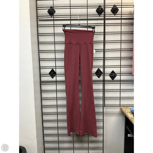 Athletic Leggings By Lululemon In Red, Size: 0