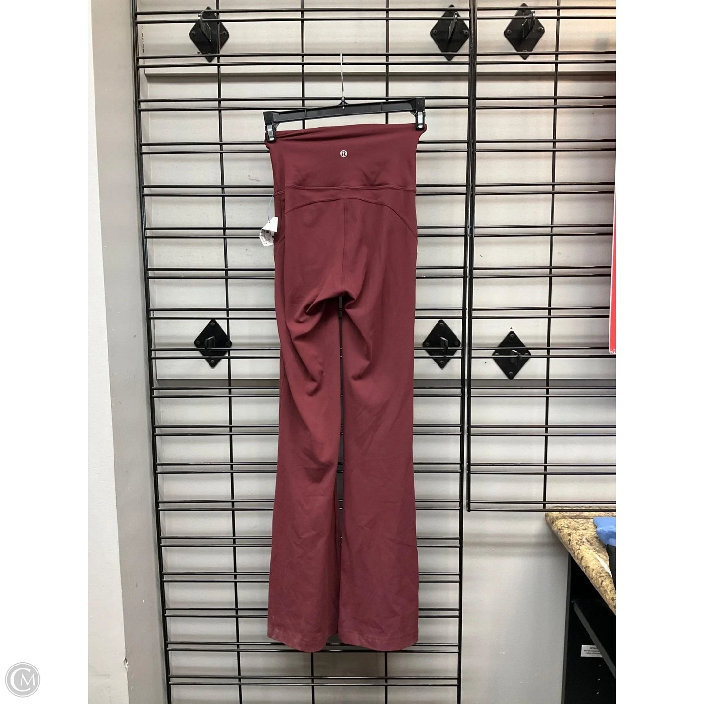 Athletic Leggings By Lululemon In Red, Size: 0