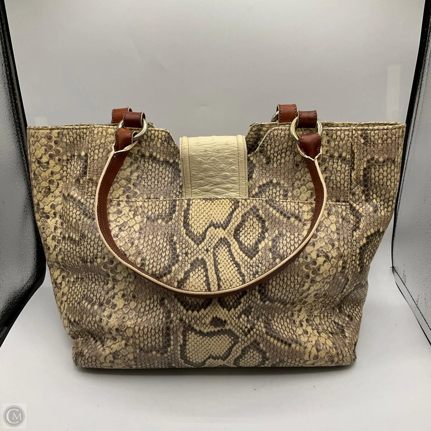 Handbag Designer By Brahmin, Size: Medium