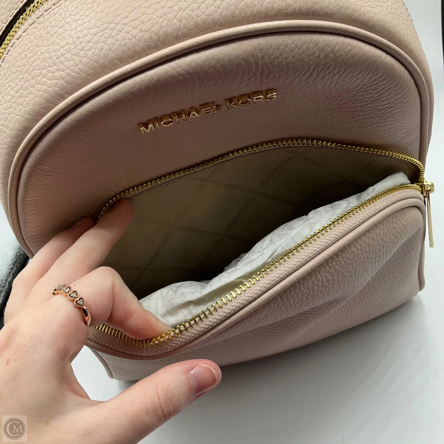 Backpack Designer By Michael Kors, Size: Medium