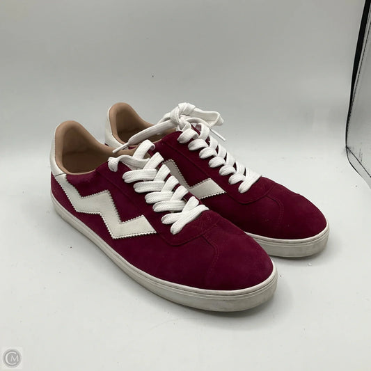 Shoes Designer By Stuart Weitzman In Maroon, Size: 8