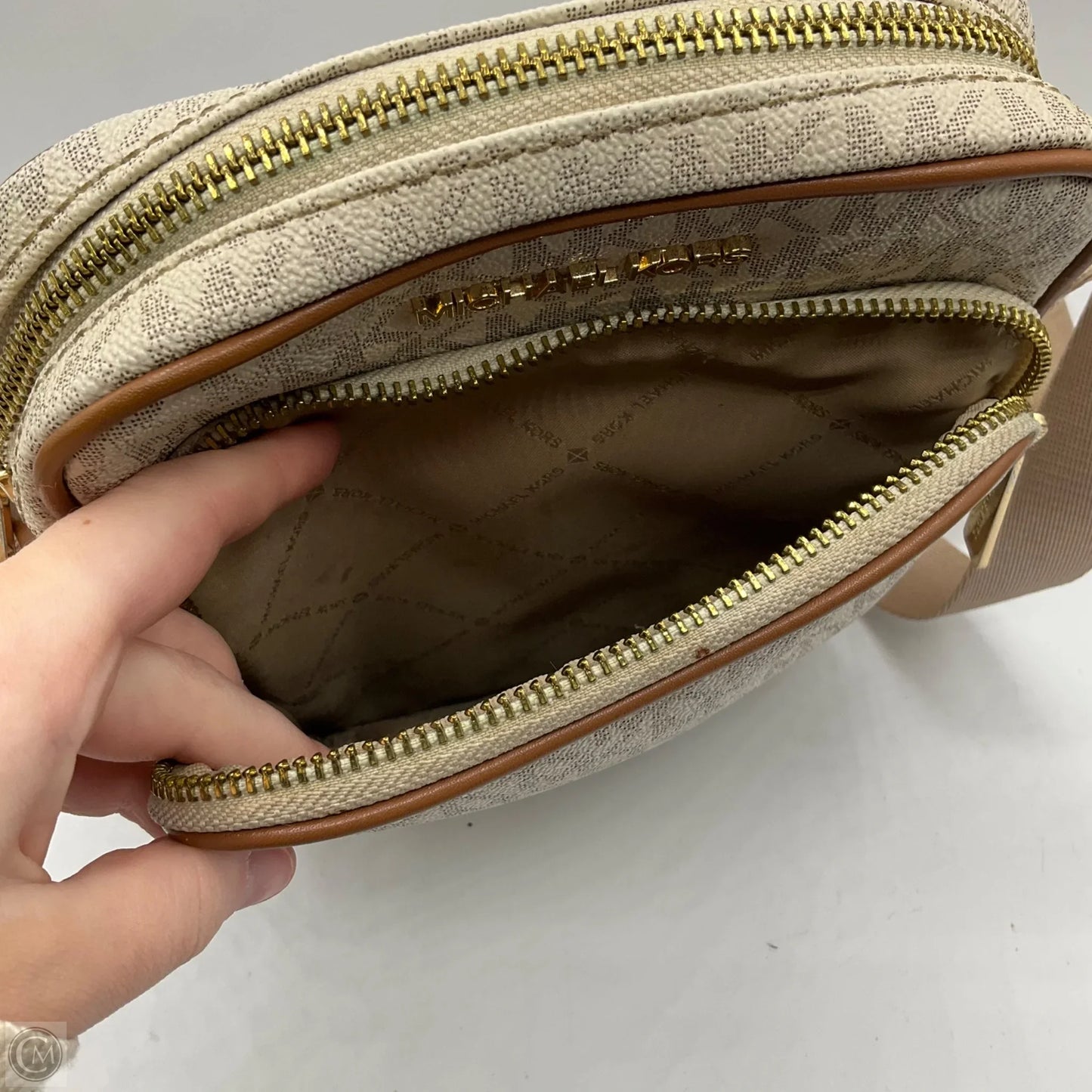 Crossbody Designer By Michael Kors, Size: Small