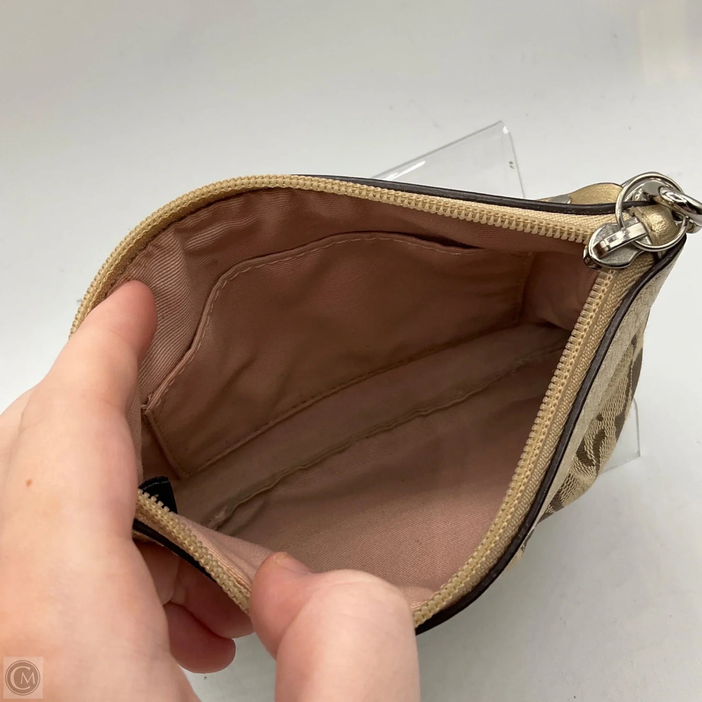 Wristlet Designer By Coach, Size: Small