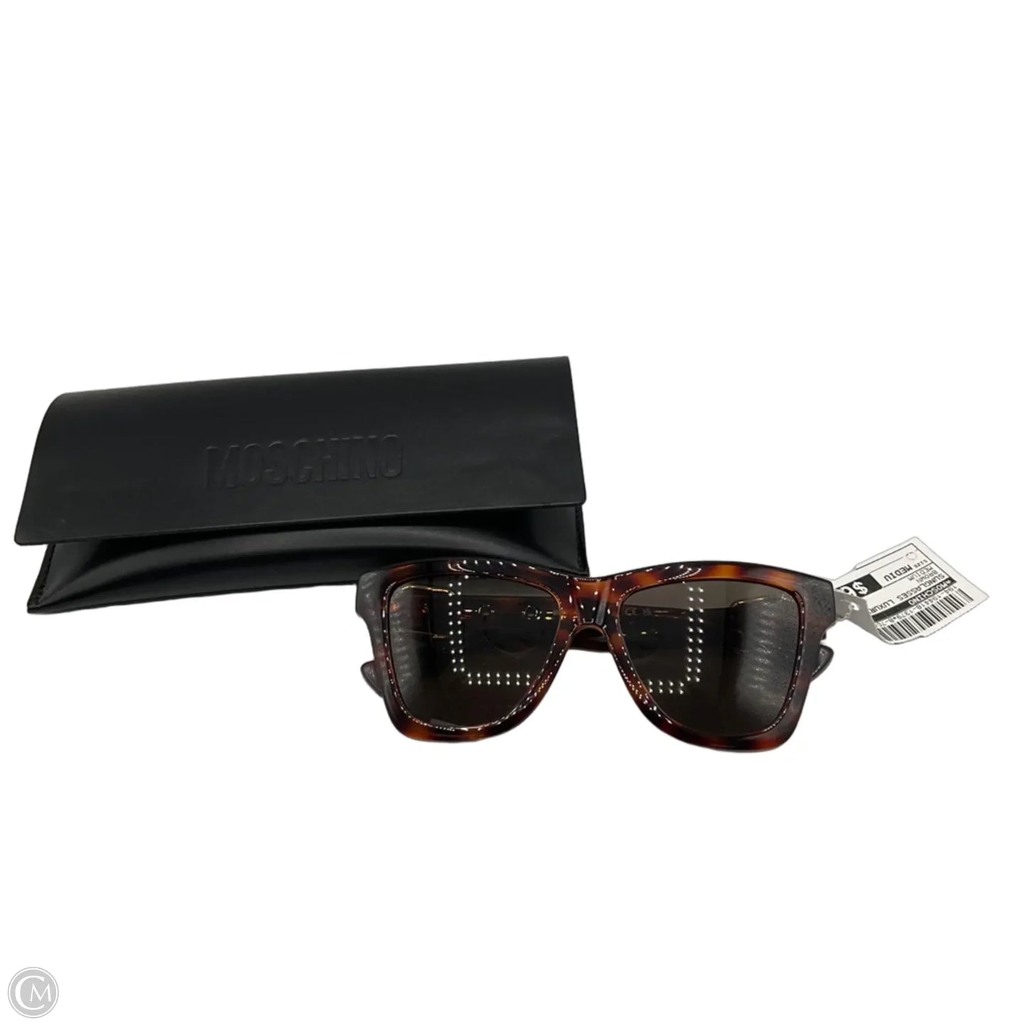 Sunglasses Luxury Designer By Moschino, Size: Medium