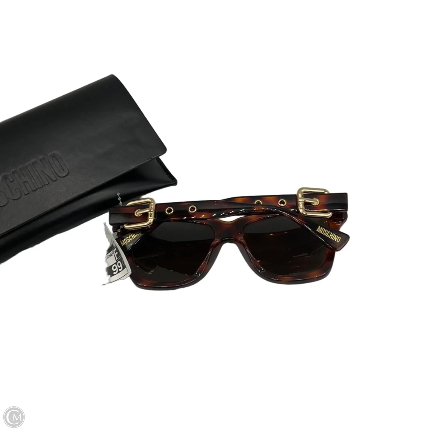Sunglasses Luxury Designer By Moschino, Size: Medium
