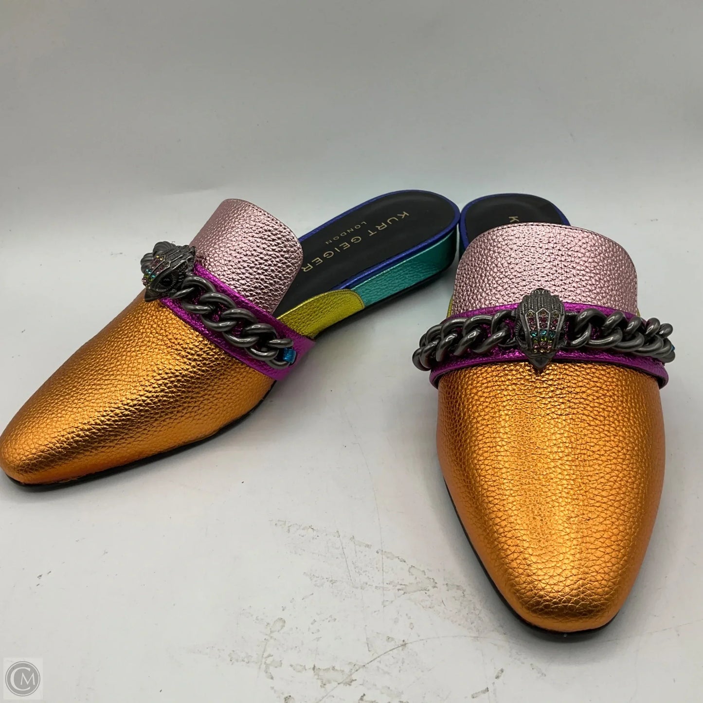 Shoes Designer By Kurt Geiger In Rainbow Print, Size: 8
