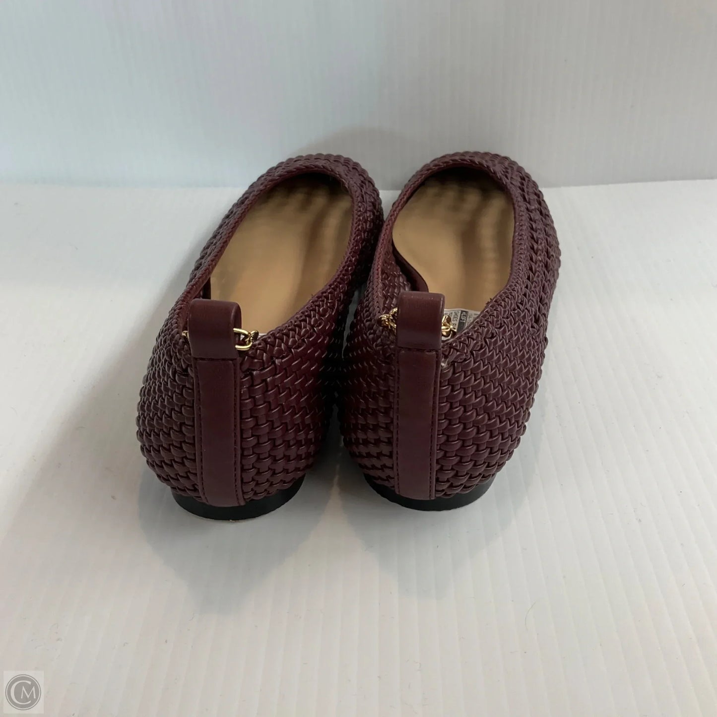 Shoes Flats By Loft In Maroon, Size: 8