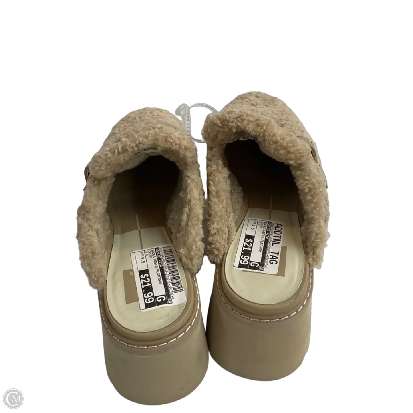 Shoes Heels Platform By Dolce Vita In Cream, Size: 8.5