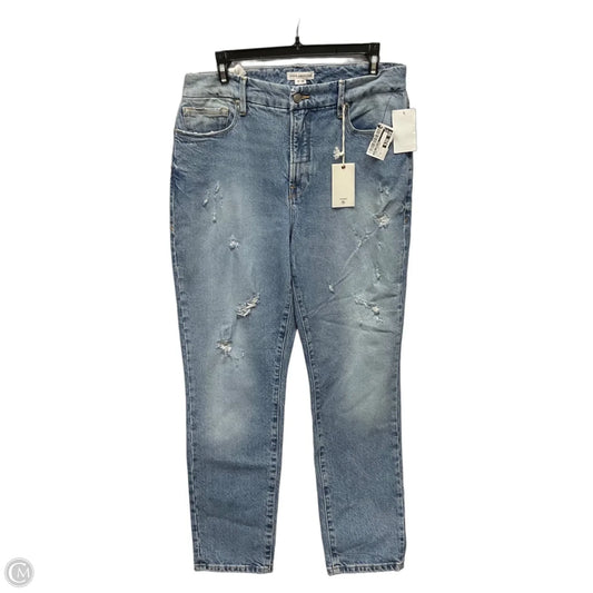 Jeans Straight By Good American In Blue Denim, Size: 6