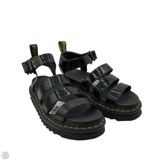 Sandals Flats By Dr Martens In Black, Size: 8