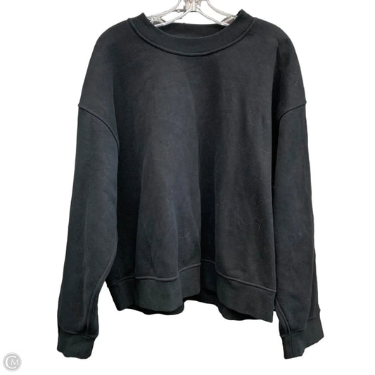 Sweatshirt Crewneck By Lululemon In Black, Size: Xl