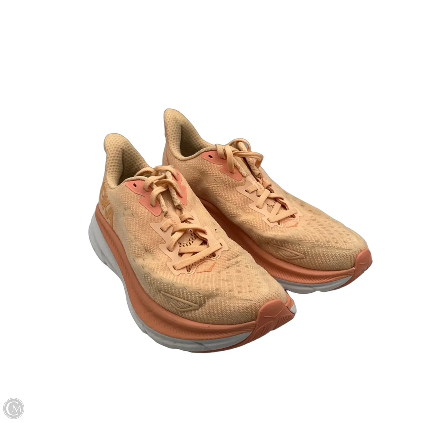 Shoes Athletic By Hoka In Peach, Size: 9