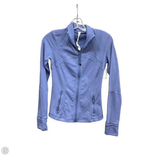 Athletic Jacket By Lululemon In Purple, Size: 4