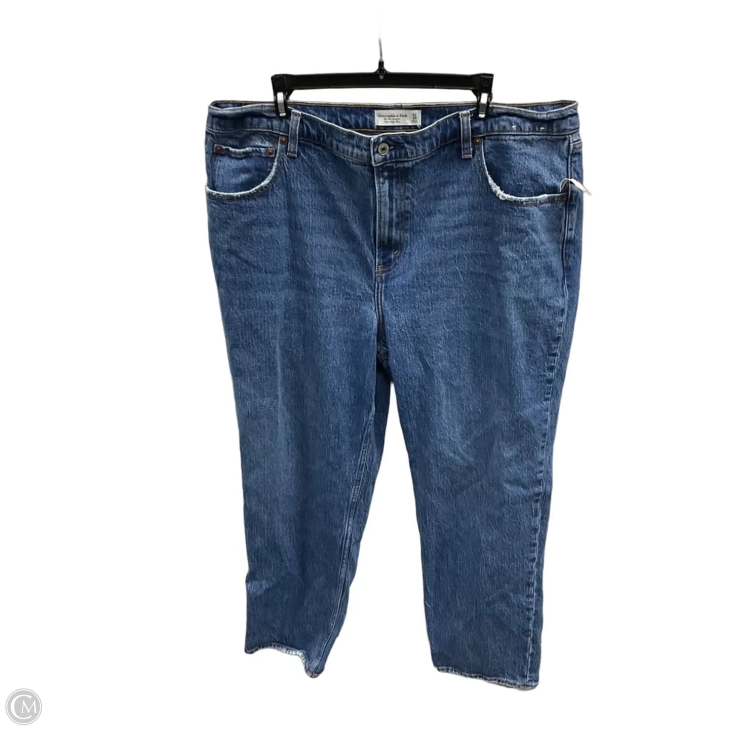 Jeans Straight By Abercrombie And Fitch In Blue, Size: 18