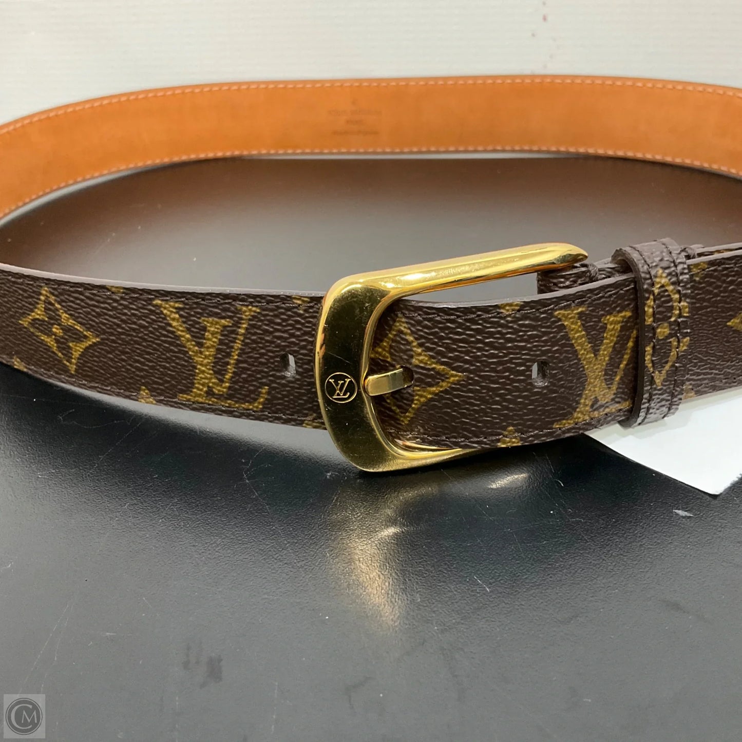 Belt Luxury Designer By Louis Vuitton, Size: Small