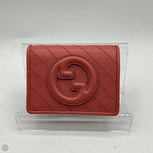 Wallet Luxury Designer By Gucci, Size: Small