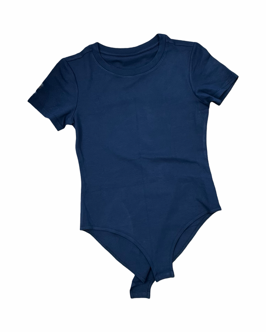 Bodysuit By Clothes Mentor In Blue, Size:M
