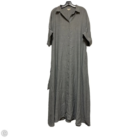 Dress Casual Midi By Max Studio In Grey, Size: Xl