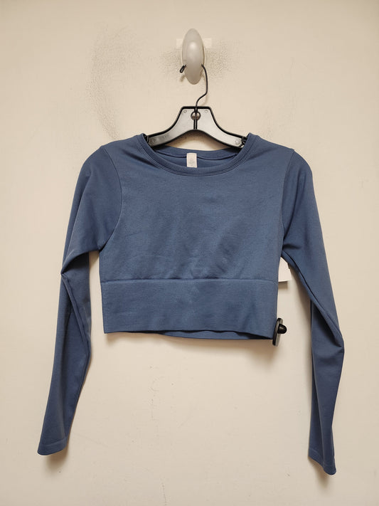 Athletic Top Long Sleeve Crewneck By Aerie In Blue, Size: S