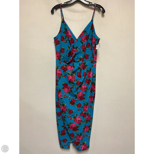 Dress Casual Maxi By Betsey Johnson In Floral Print, Size: M