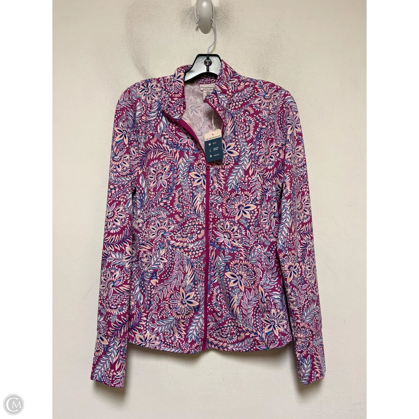 Athletic Jacket By Tommy Bahama In Purple, Size: M