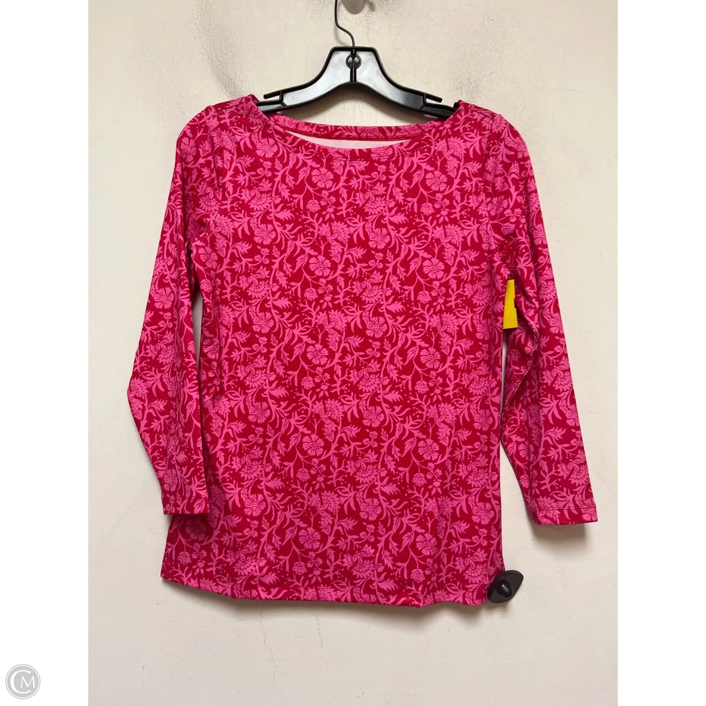 Athletic Top Long Sleeve Crewneck By Vineyard Vines In Pink, Size: Xxs