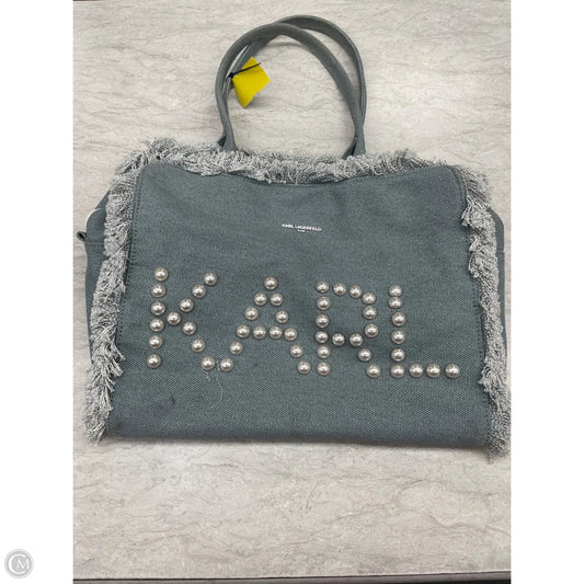 Tote Designer By Karl Lagerfeld, Size: Large