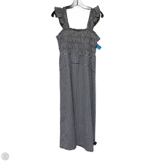 Dress Casual Maxi By Old Navy In Checkered Pattern, Size: M