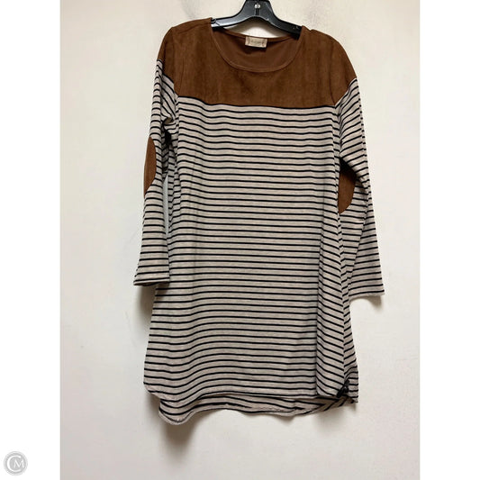 Dress Casual Short By Altard State In Black & Brown, Size: L