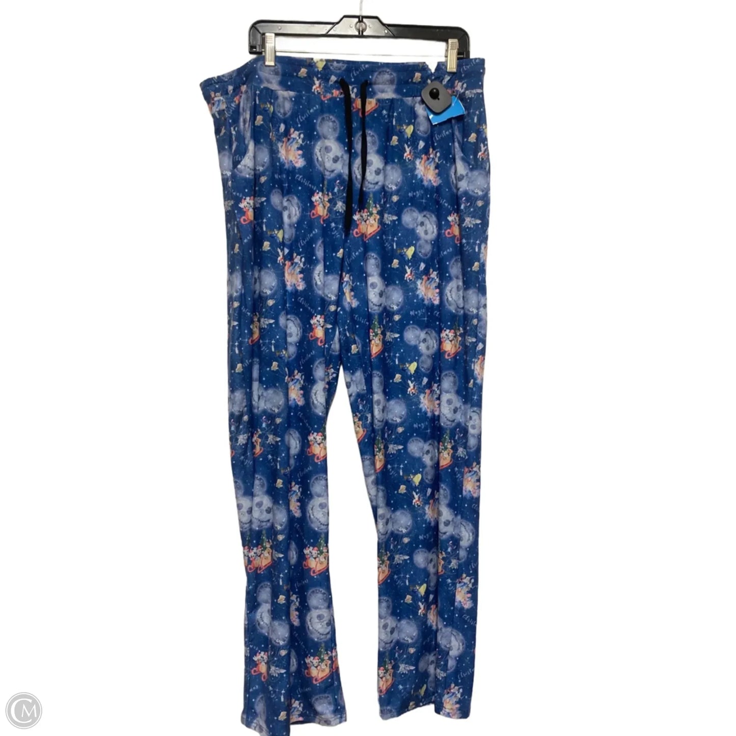 Pajama Pants By Clothes Mentor In Blue, Size: Xl
