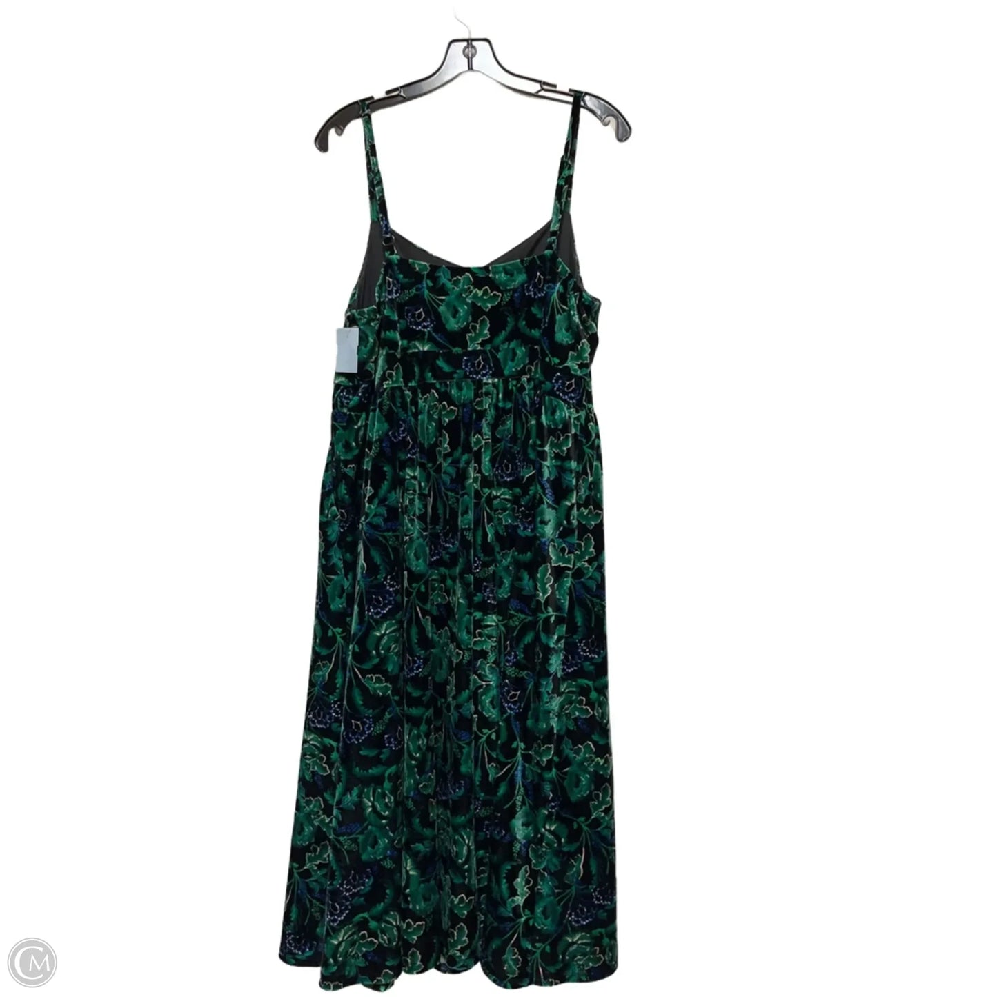 Dress Party Long By Torrid In Black & Green, Size: Xl