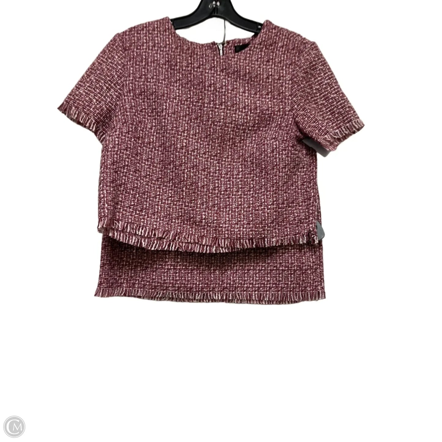 Skirt Set 2pc By Aqua In Red & White, Size: 4