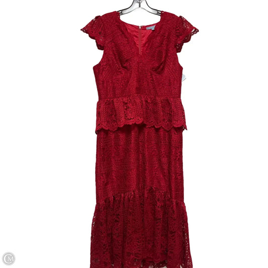 Dress Casual Maxi By Antonio Melani In Red, Size: Xl