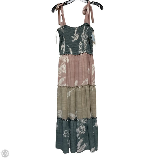 Dress Casual Midi By Entro In Multi-colored, Size: S