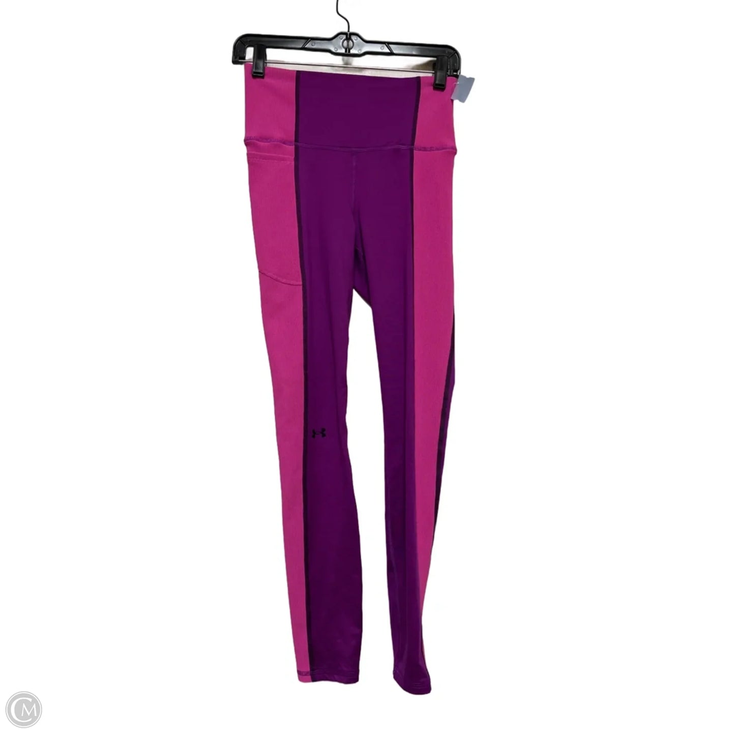 Athletic Leggings By Under Armour In Purple, Size: S
