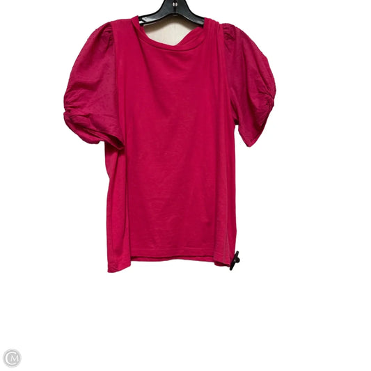 Top Short Sleeve By J. Crew In Pink, Size: M