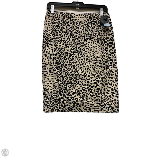Skirt Mini & Short By Loft In Animal Print, Size: 2