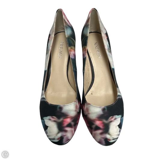 Shoes Heels Stiletto By Nine West In Floral Print, Size: 6.5