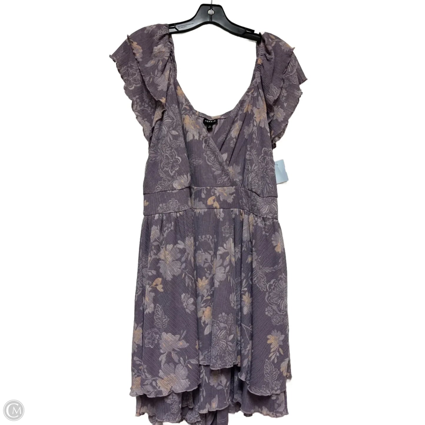 Dress Casual Short By Torrid In Purple, Size: 2x