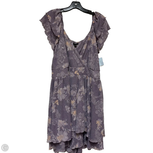 Dress Casual Short By Torrid In Purple, Size: 2x