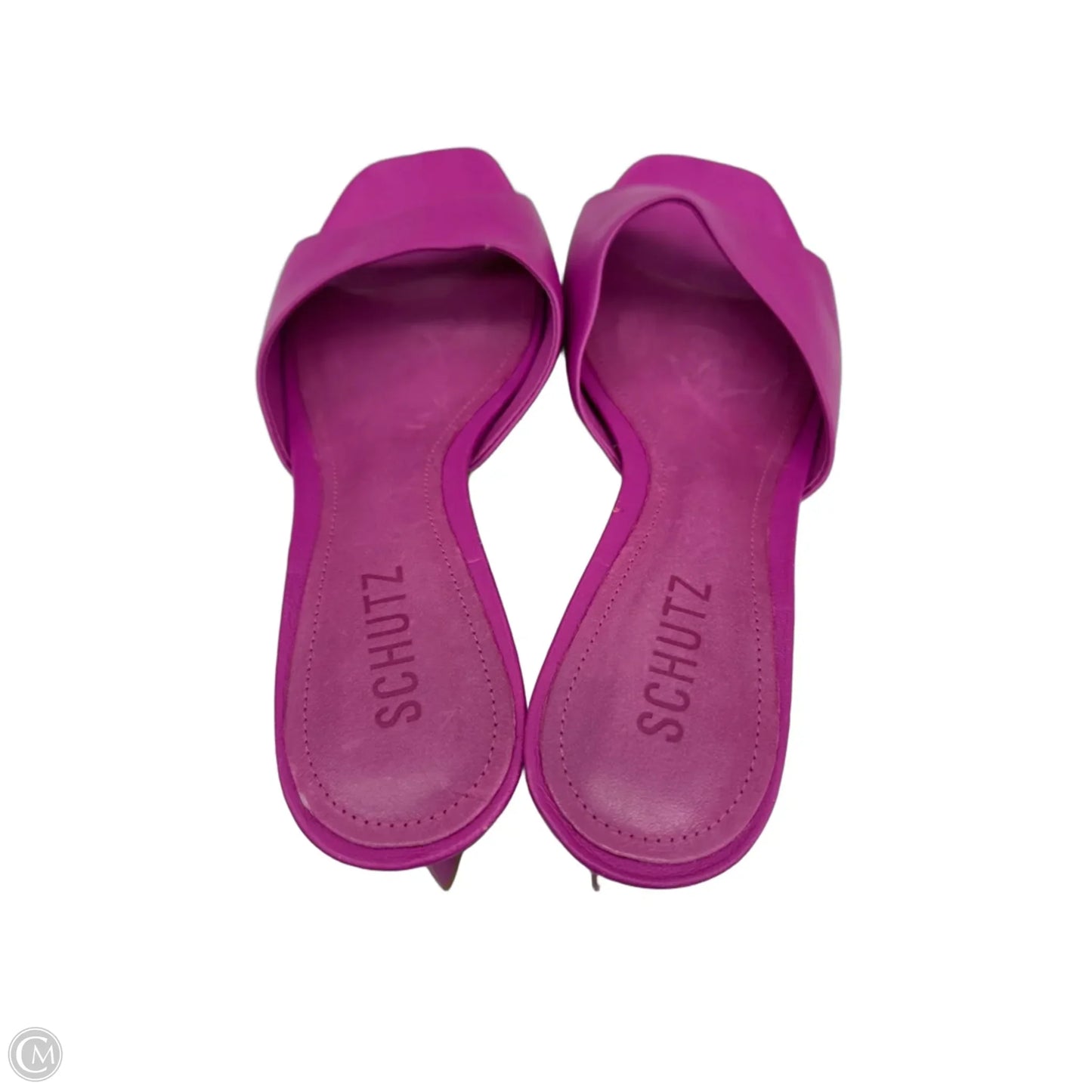Sandals Heels Block By Schutz In Purple, Size: 8
