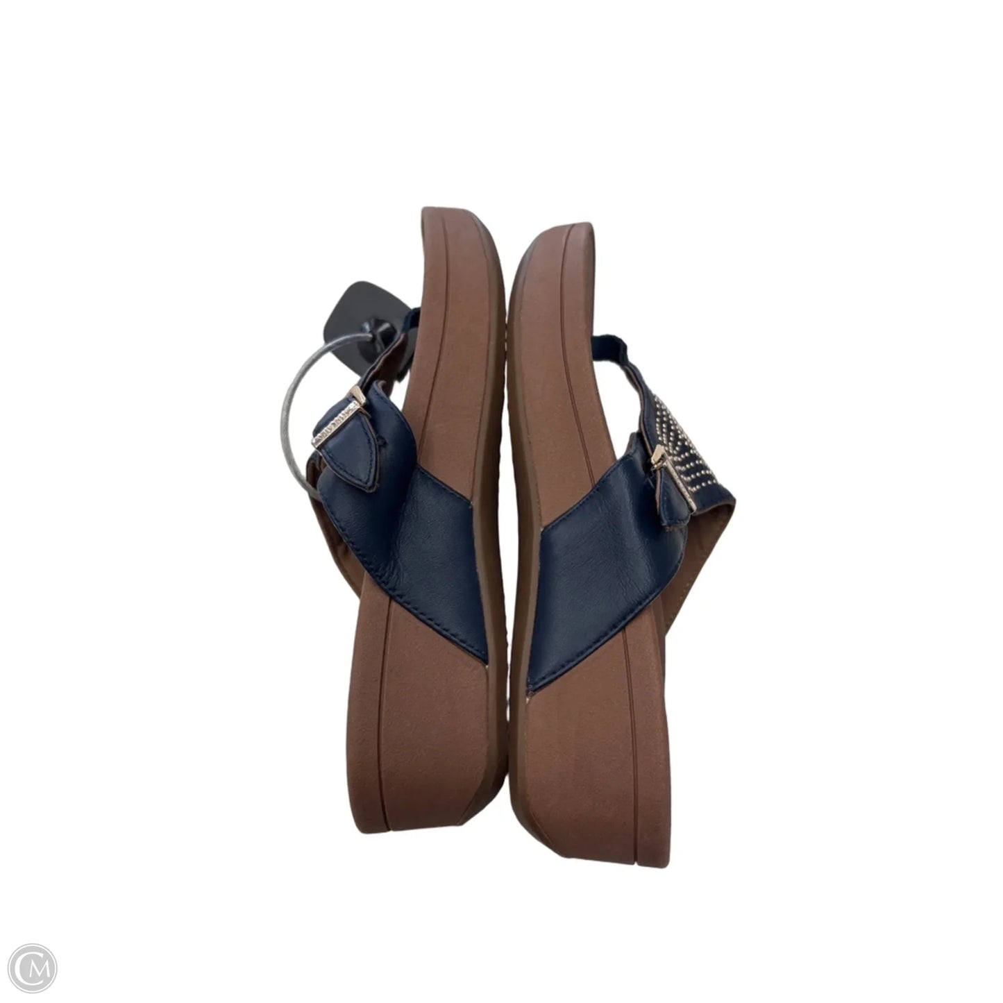 Sandals Flip Flops By Vionic In Navy, Size: 8