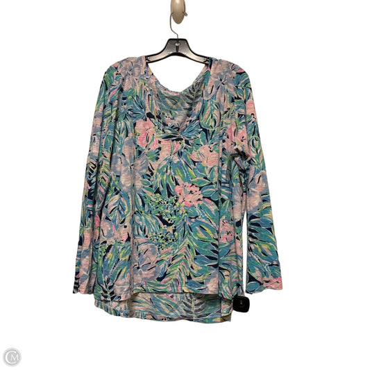 Top Long Sleeve Designer By Lilly Pulitzer In Multi-colored, Size: Xl